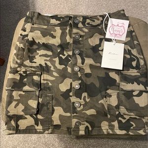 KanCan Camo Skirt
